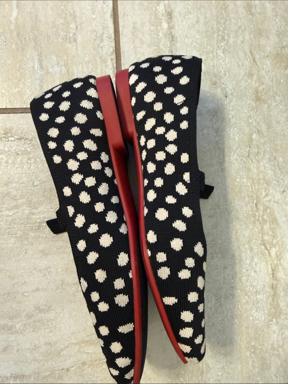 VIVAIA Square-Toe Mary Janes (Margot Mary-Jane) Flats Dots EU 39.5 US 8.5 - Picture 11 of 16